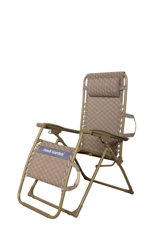 UltraEase Loungers - Zero Gravity - Set 2 Moss Taupe