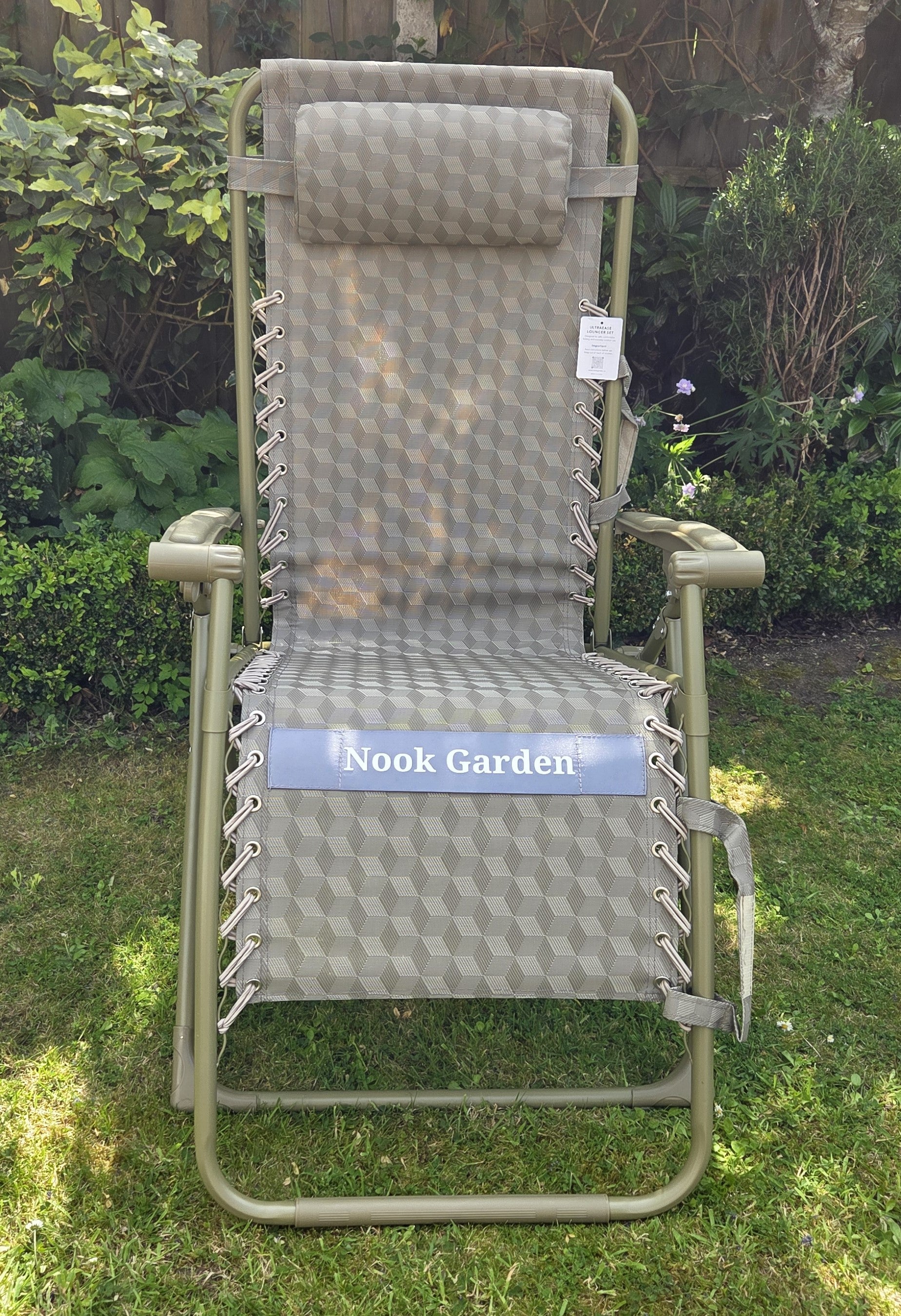 UltraEase Loungers - Zero Gravity - Set 2 Moss Taupe