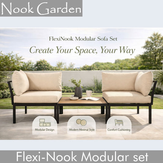 Garden Sofa Set - Modular Set | Flexi-Nook