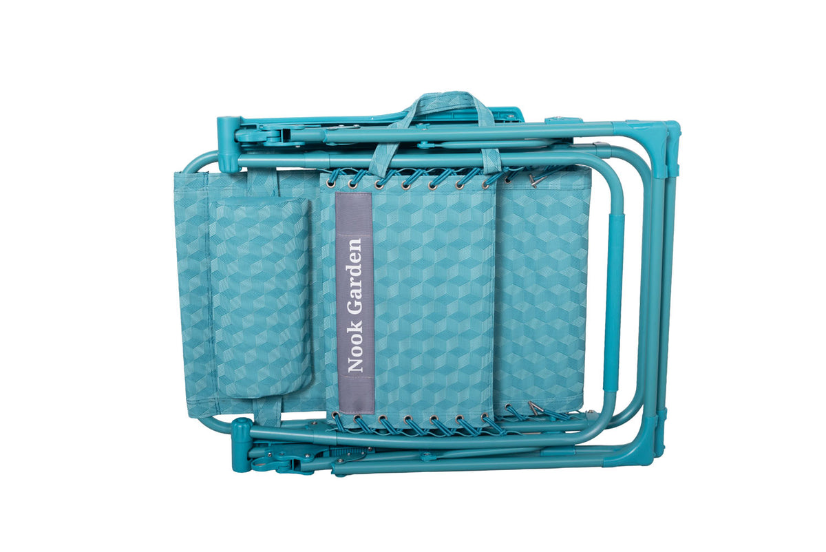 UltraEase Loungers - Zero Gravity - Set 2 Coastal Teal