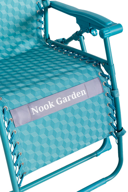 UltraEase Loungers - Zero Gravity - Set 2 Coastal Teal