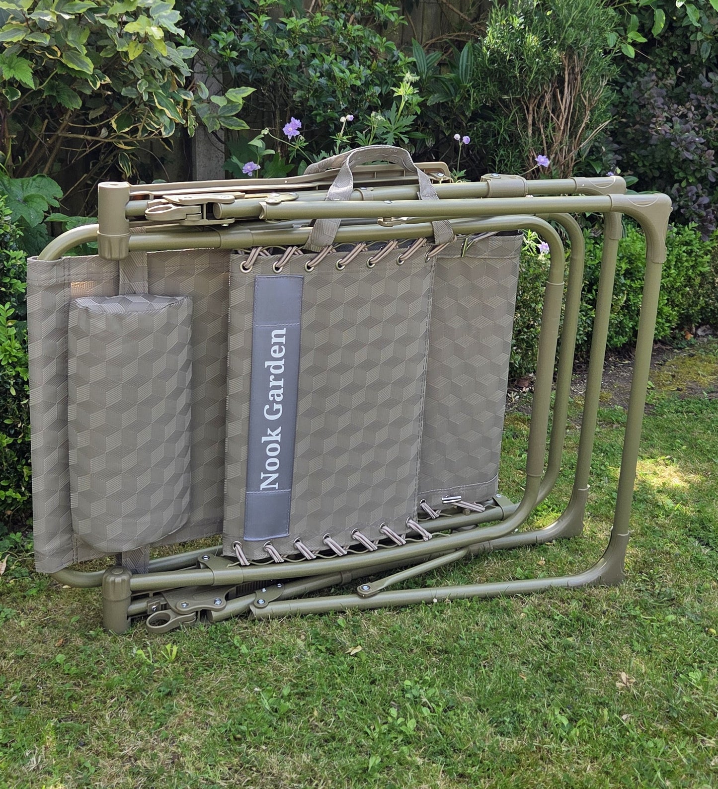 UltraEase Loungers - Zero Gravity - Set 2 Moss Taupe